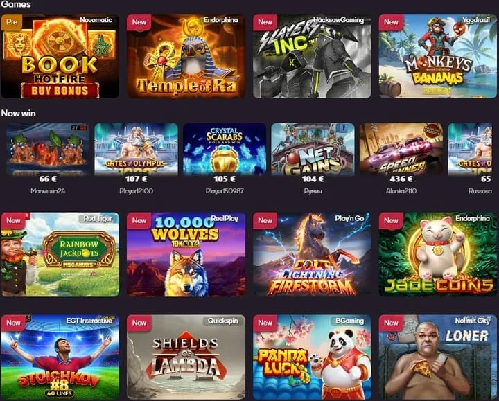 Игровые автоматы в Sykaaa Casino